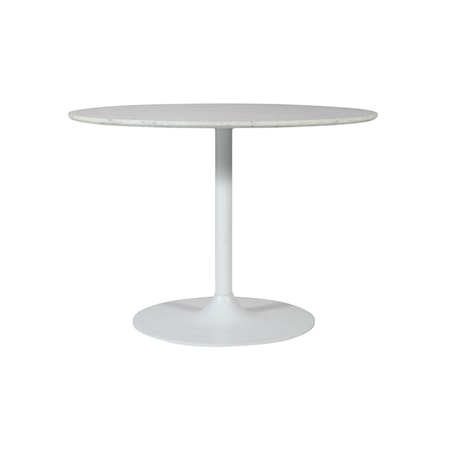 Round Marble Dining Table 42&quot;