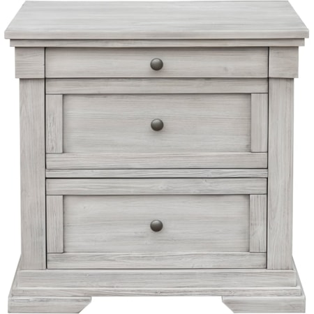 3-Drawer Nightstand