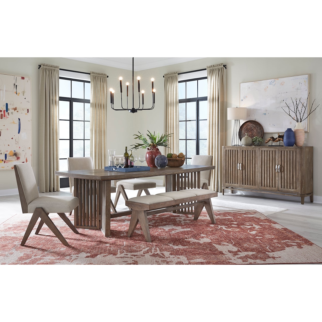 Magnussen Home Kavanaugh Dining Trestle Dining Table