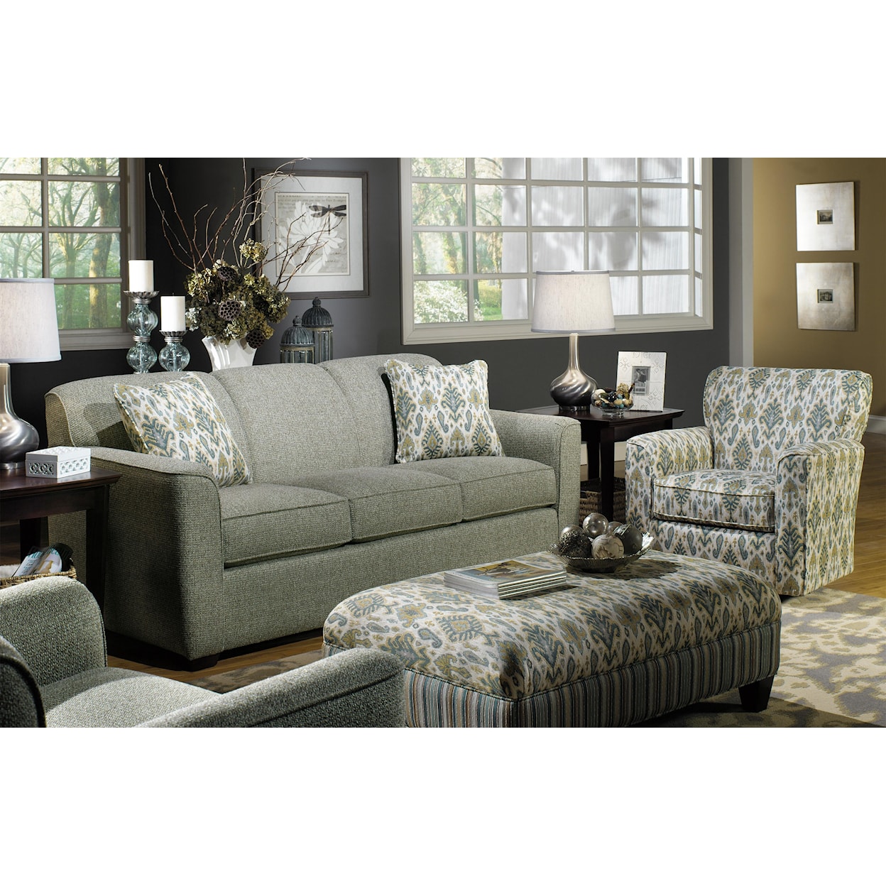 Hickory Craft 7255 Queen Sleeper Sofa