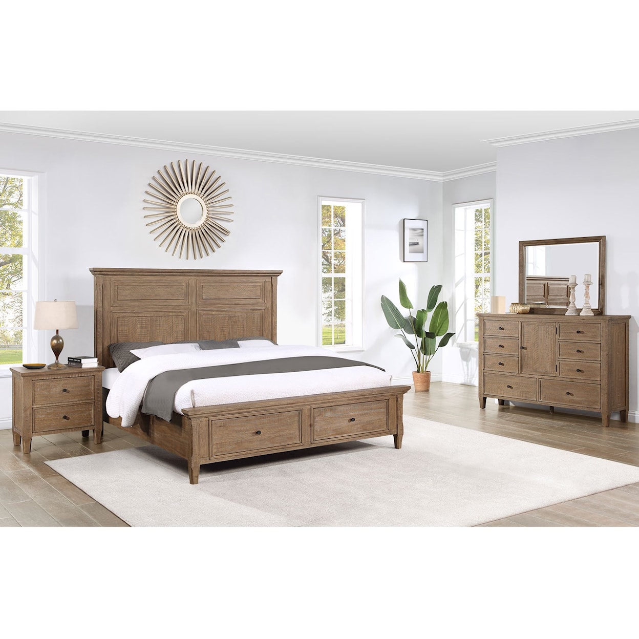 Steve Silver Riverdale King Storage Bed