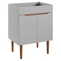 24" Bathroom Vanity Cabinet (Sink Basin Not Included)