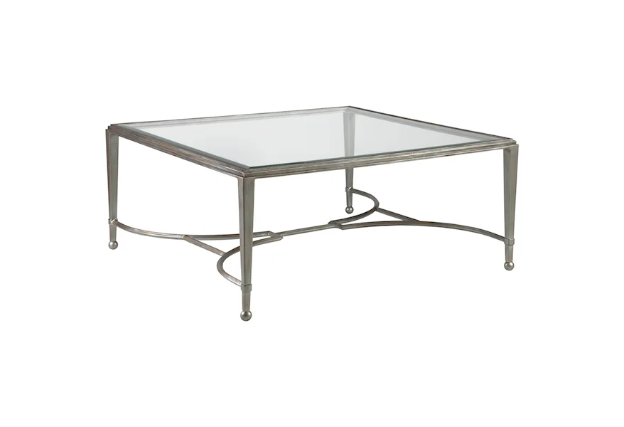 Artistica Metal Sangiovese Square Cocktail Table by Artistica at Z & R Furniture