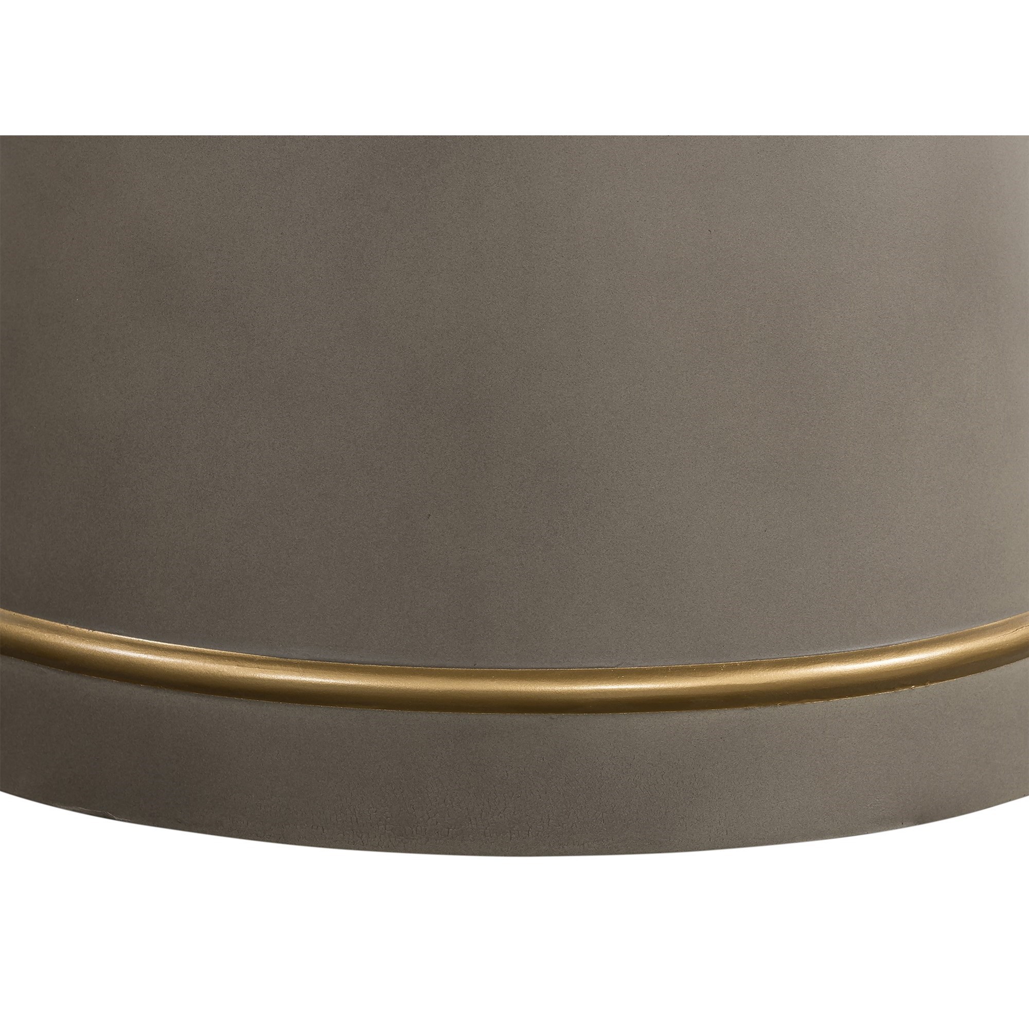 Armen Living Pinni Grey Concrete Round Dining Table