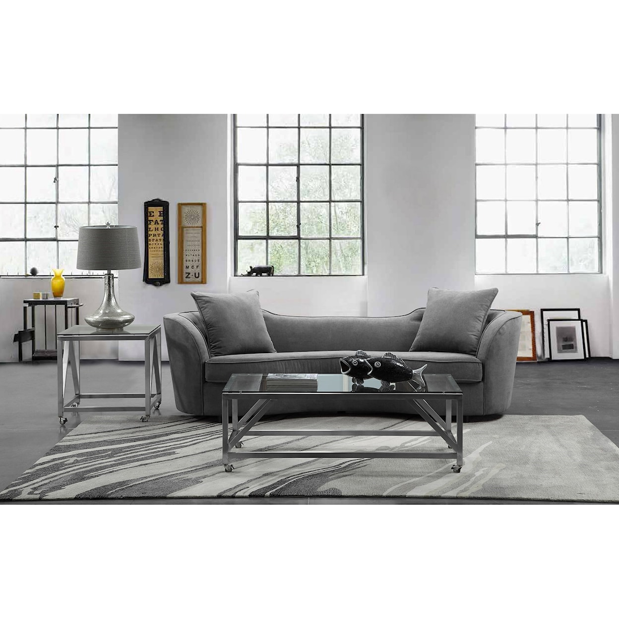 Armen Living Palisade Contemporary Sofa