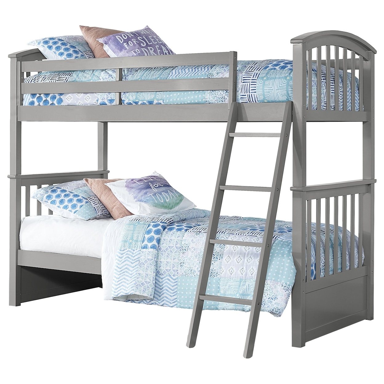 NE Kids Schoolhouse 4.0 Twin Over Twin Bunk Bed