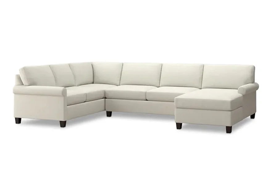 Spencer 3-Piece Sectional by Bassett at Esprit Decor Home Furnishings