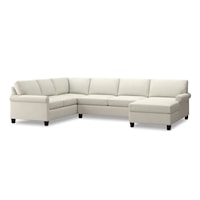 3-Piece Sectional with Right-Facing Chaise