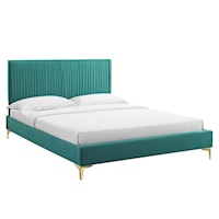 Performance Velvet Twin Platform Bed