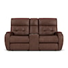 Flexsteel Strait Power Reclining Loveseat