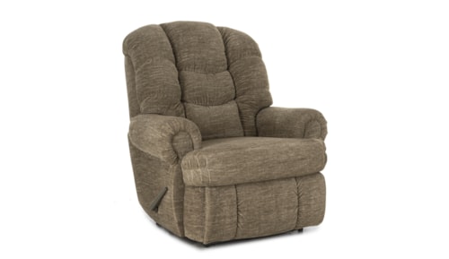 Casual Manual Recliner in Bark