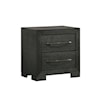 Elements International Allan King Panel 5Pc Bedroom Set In Black