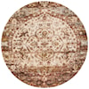 Loloi Rugs Anastasia 1'6" x 1'6"  Rust / Ivory Rug