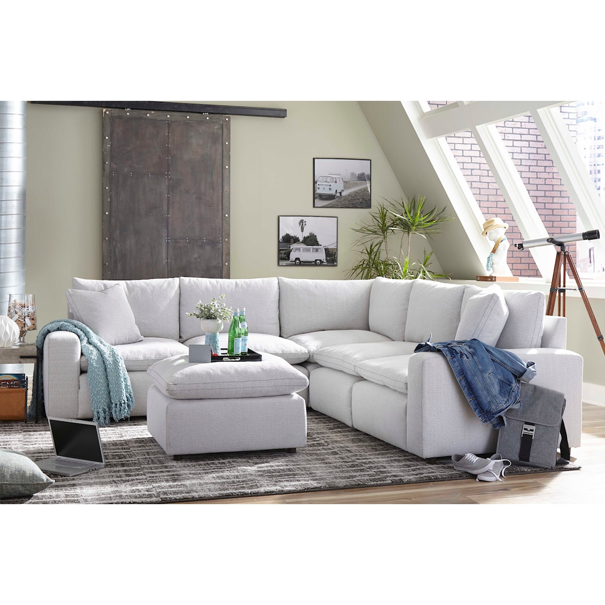 Behold Home 4000 Diesel Sectional Sofa
