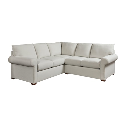 Hanover 2-pc. Roll Arm Sectional