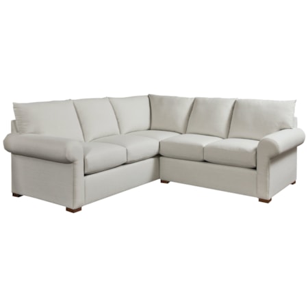 Hanover 2-pc. Roll Arm Sectional