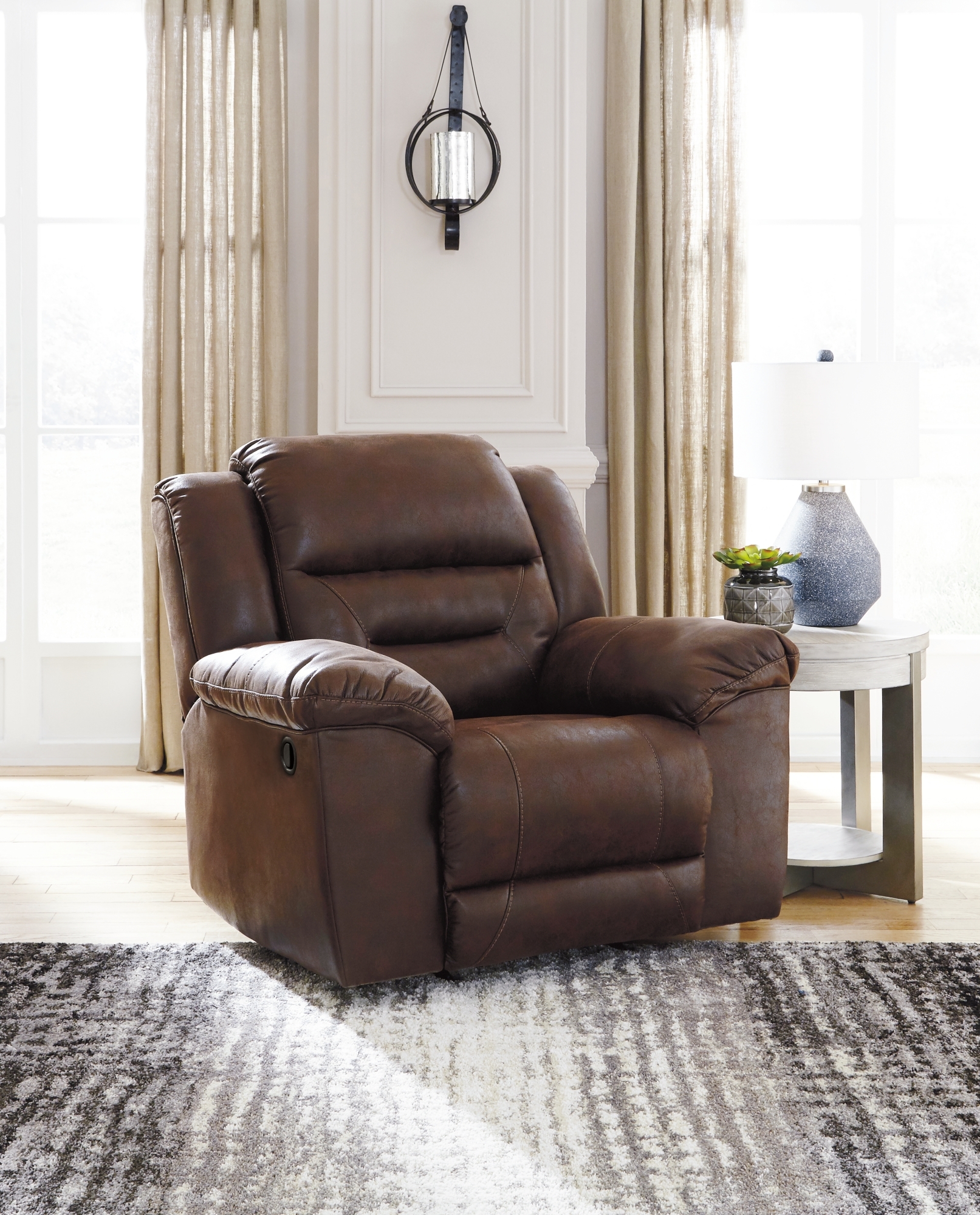 Signature Design by Ashley Stoneland 2 Reclining Sofas And Recliner