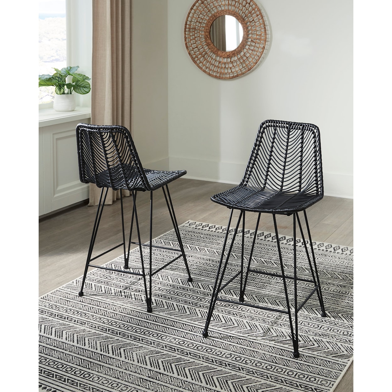 Signature Design by Ashley Angentree Counter Height Bar Stool