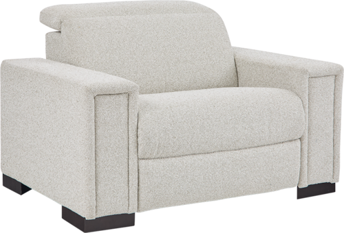 Contemporary Power Reclining Chair and a Half with Power Headrest