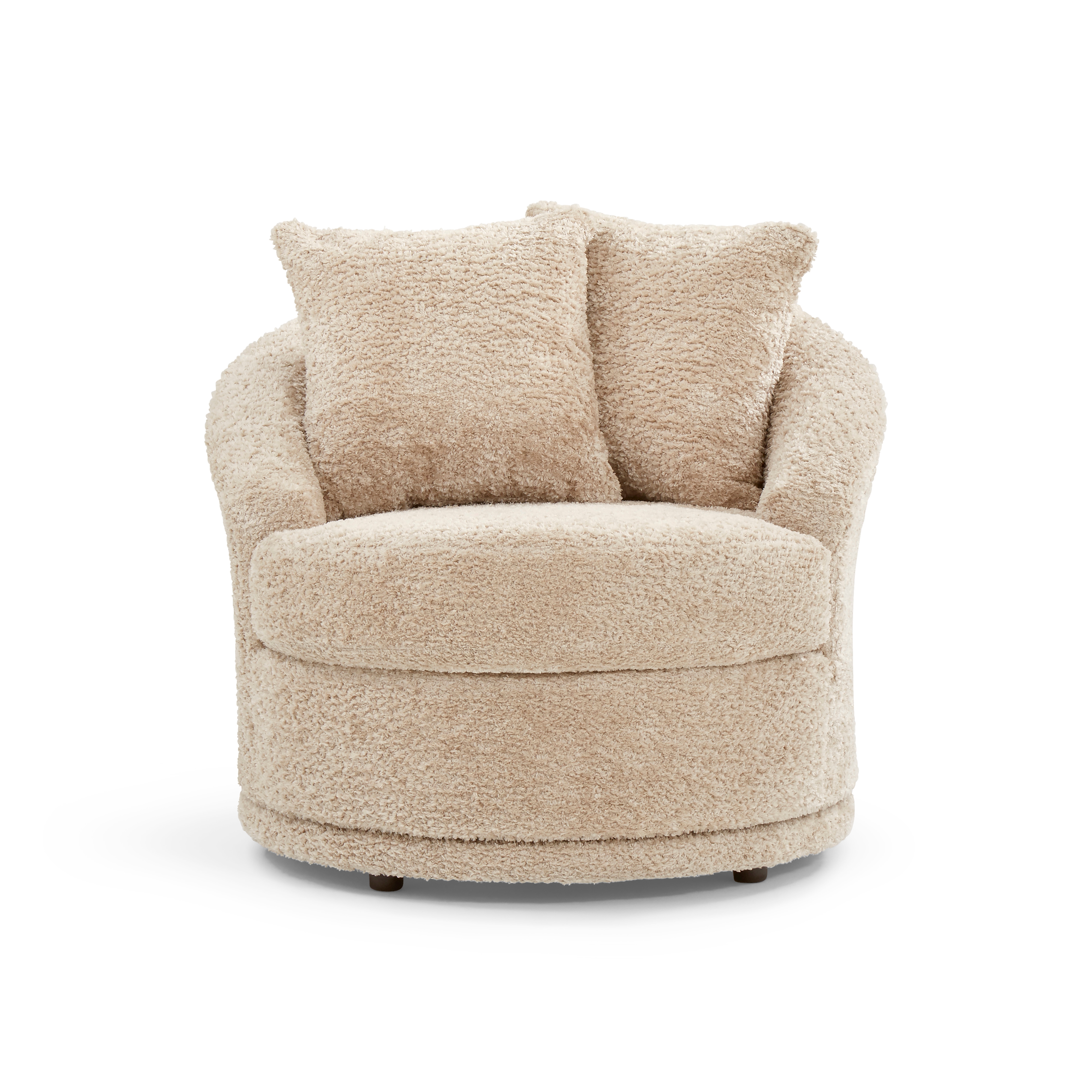 Swivel Barrel Chair