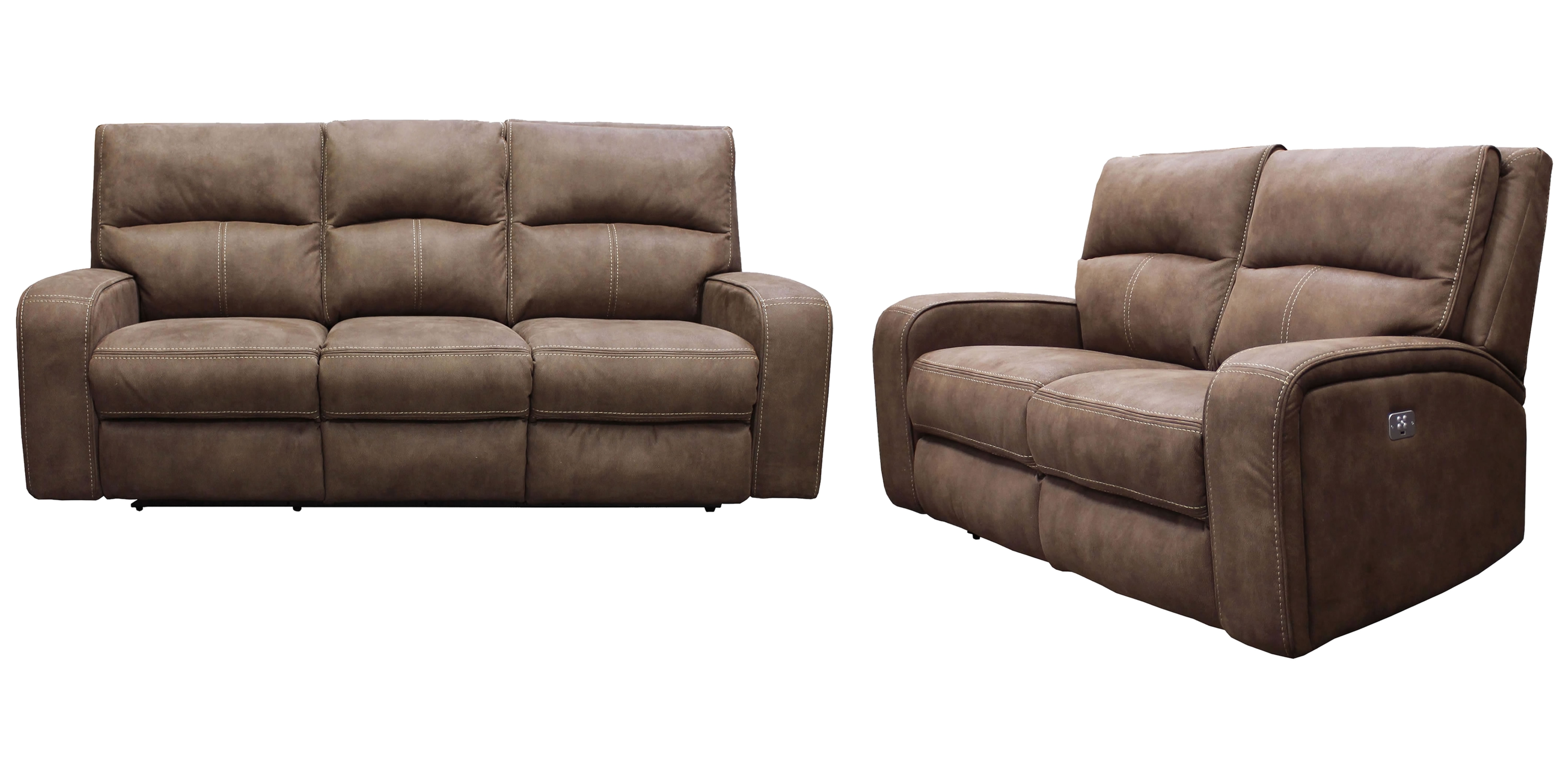 Parker Living Polaris Power Reclining Sofa and Loveseat Set