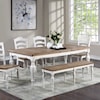 Winners Only Augusta Dining Table with 18" Leaf