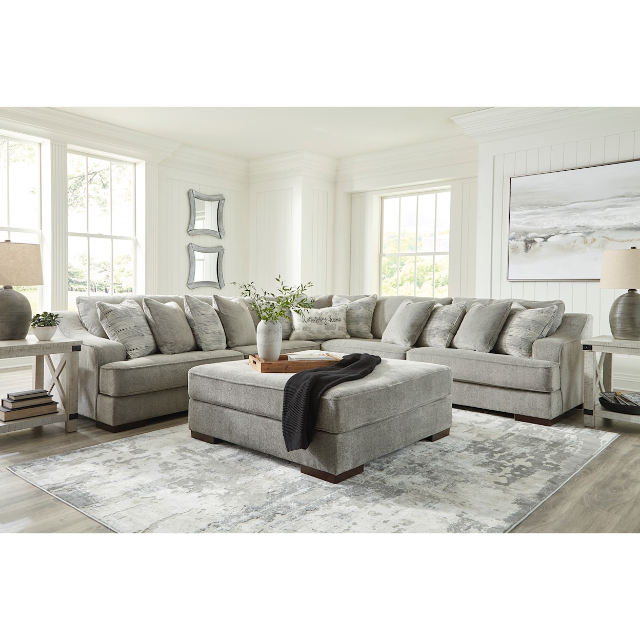 Signature Design by Ashley Bayless Oversized Accent Ottoman