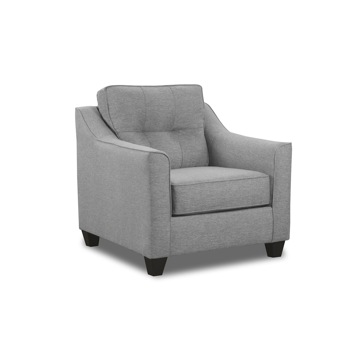 Behold Home 4990 Rome Stationary Chair with Button-Tufting