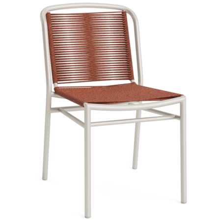 Stacking Dining Chair w/Rope Seating