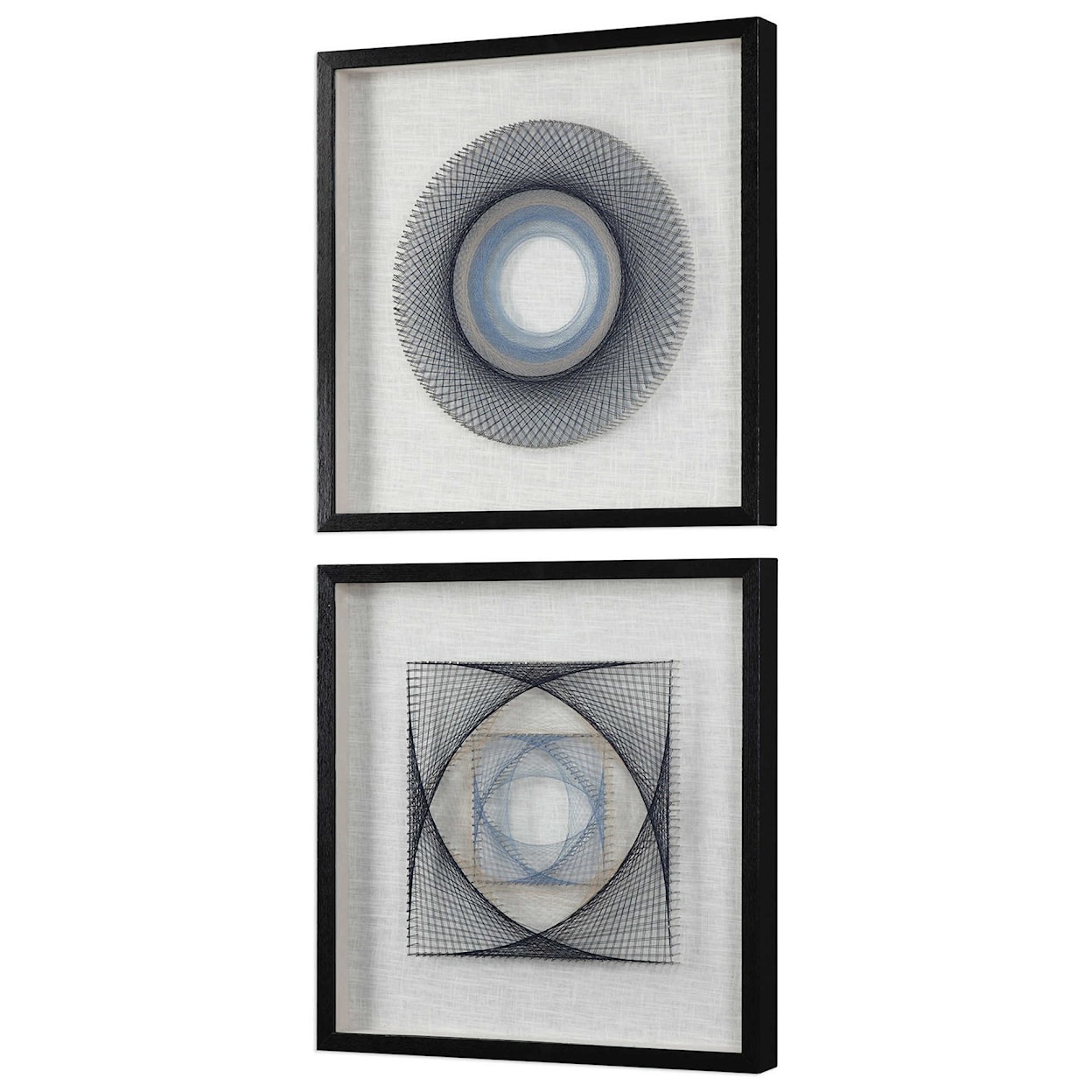 Uttermost Framed Prints String Duet Geometric Art Set of 2