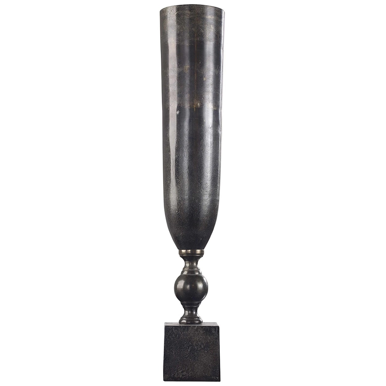 Uttermost Accessories - Vases and Urns Kaylie Black Nickel Vase