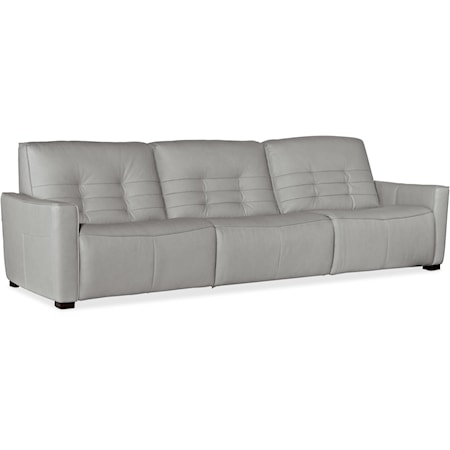 3-Piece Power Reclining Leather Sofa