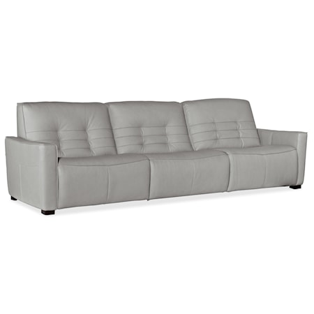 3-Piece Power Reclining Leather Sofa