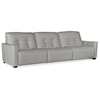 Hooker Furniture Reaux 3-Piece Power Reclining Leather Sofa