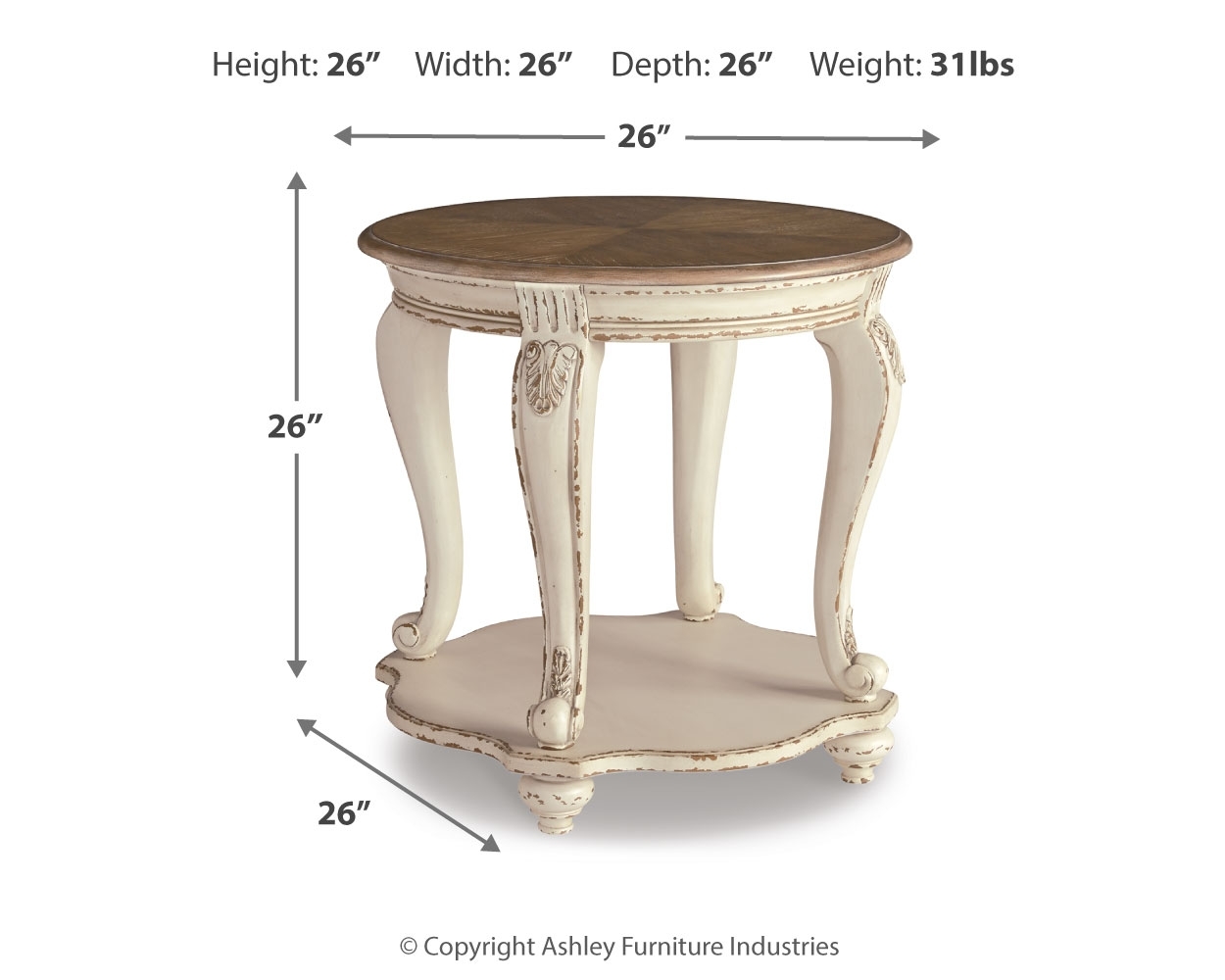 Round End Table
