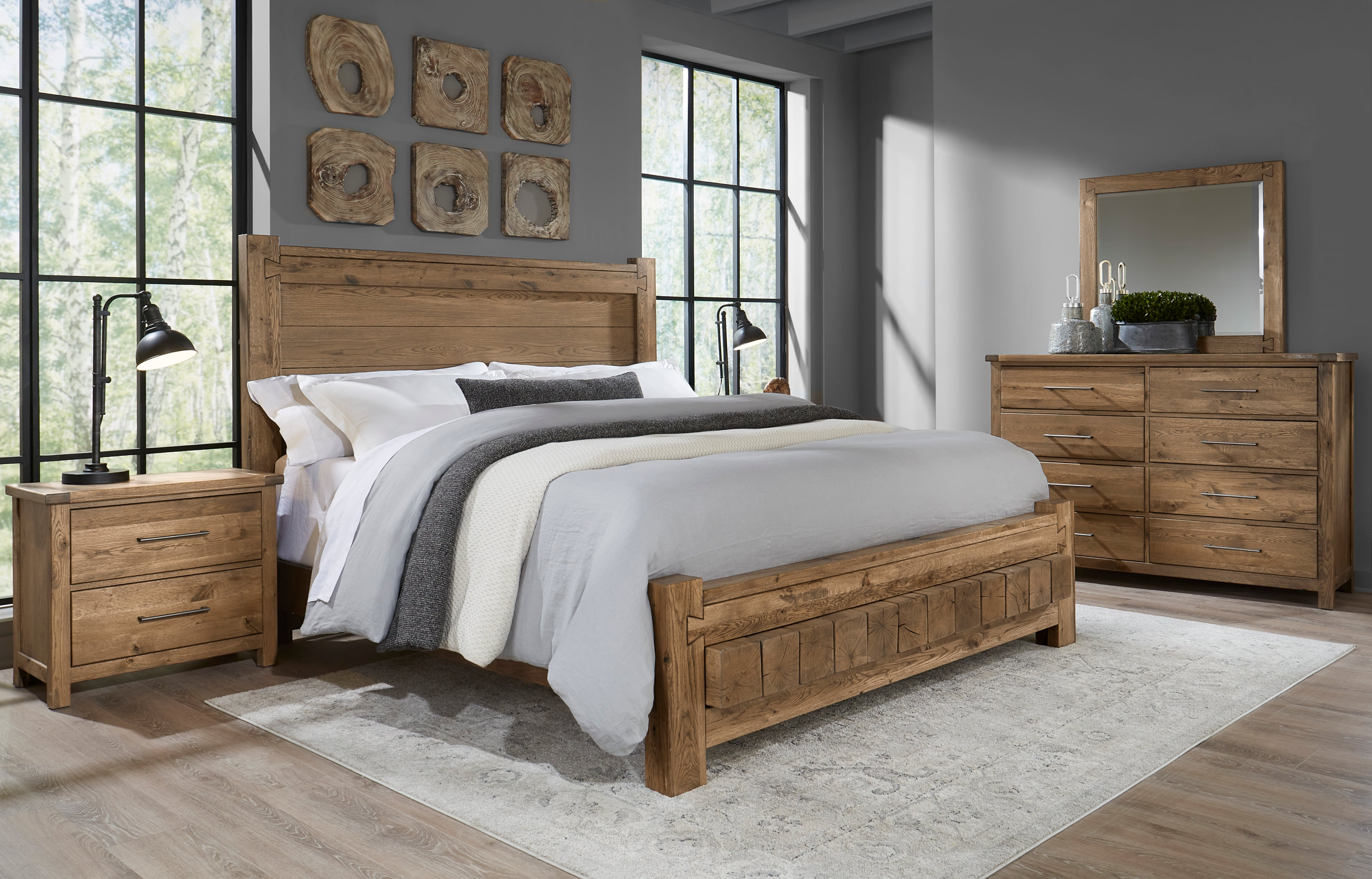 King Panel Bed