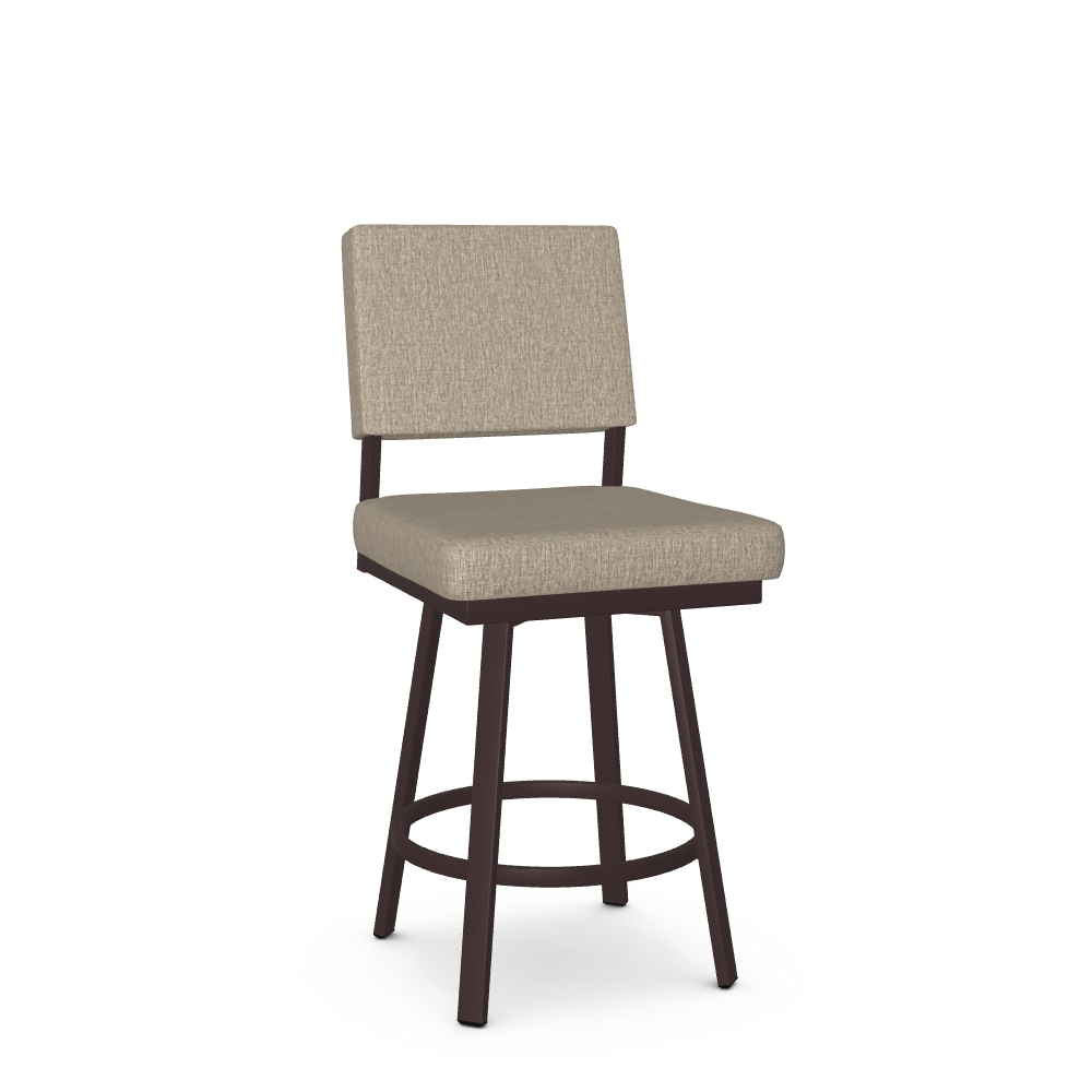 Upholstered Counter Height Swivel Stool