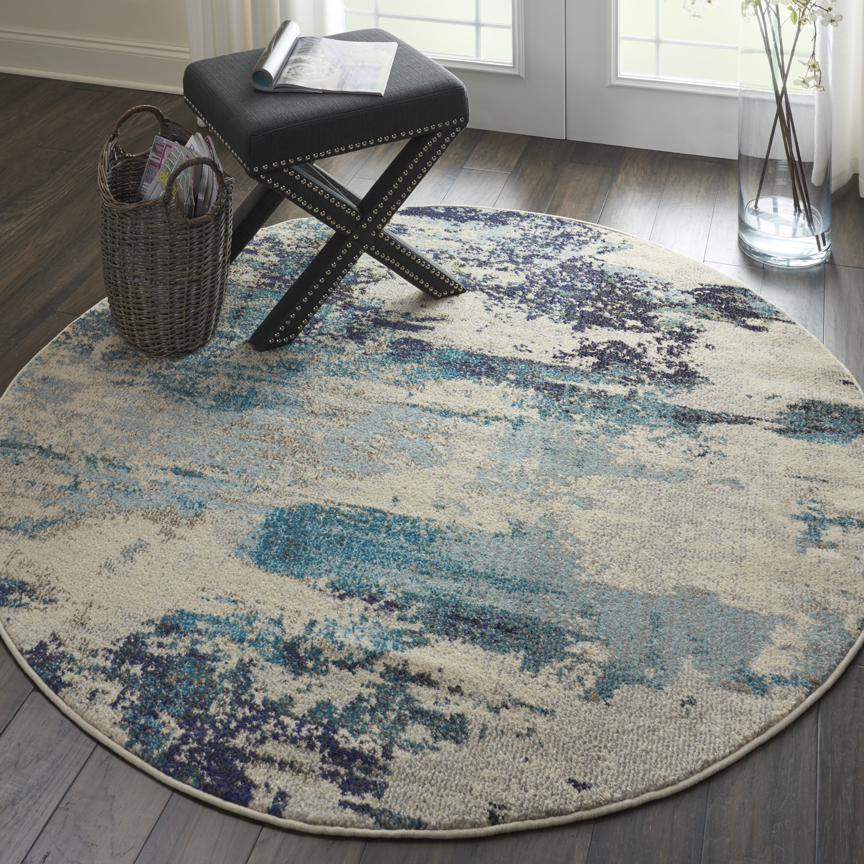 Nourison Celestial 4' Round  Rug
