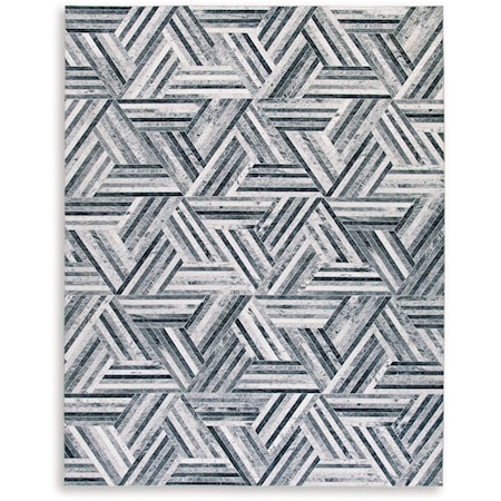 Contemporary Geometric 7'10" x 10' Rug