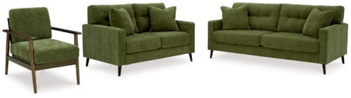 Sofa, Loveseat And Chair