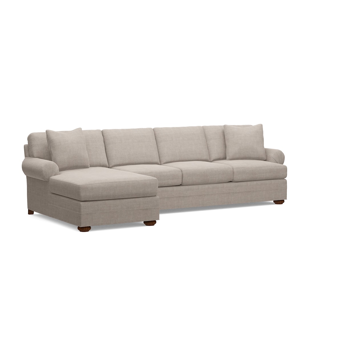 Century Cornerstone 2-Piece Sectional Chaise Sofa