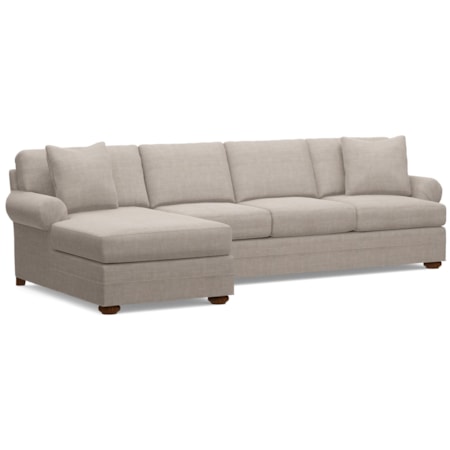 2-Piece Sectional Chaise Sofa