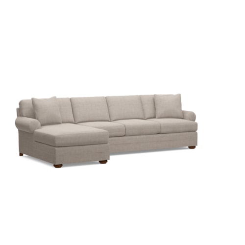 2-Piece Sectional Chaise Sofa