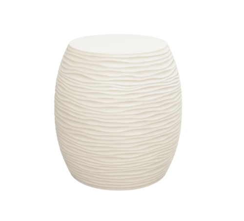 Contemporary Outdoor Round End Table