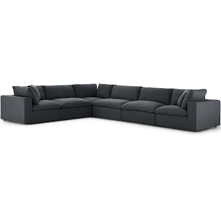 6 Piece Sectional Sofa Set