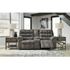 Signature Derwin Reclining Loveseat with Console