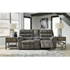 Signature Design by Ashley Furniture Derwin Reclining Loveseat with Console