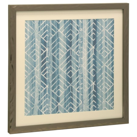 Bryan Keith Blue and White Print