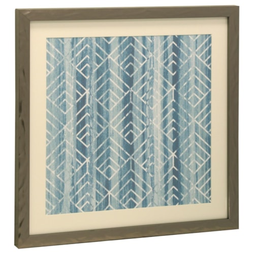 Bryan Keith Blue and White Print