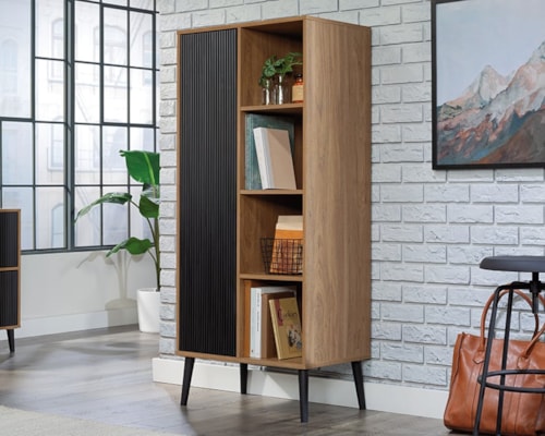 Mid-Century Modern Storage Cabinet with Shelf Storage